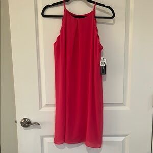 NWT- A.Byer Elegant Bright Pink Sleeveless Dress